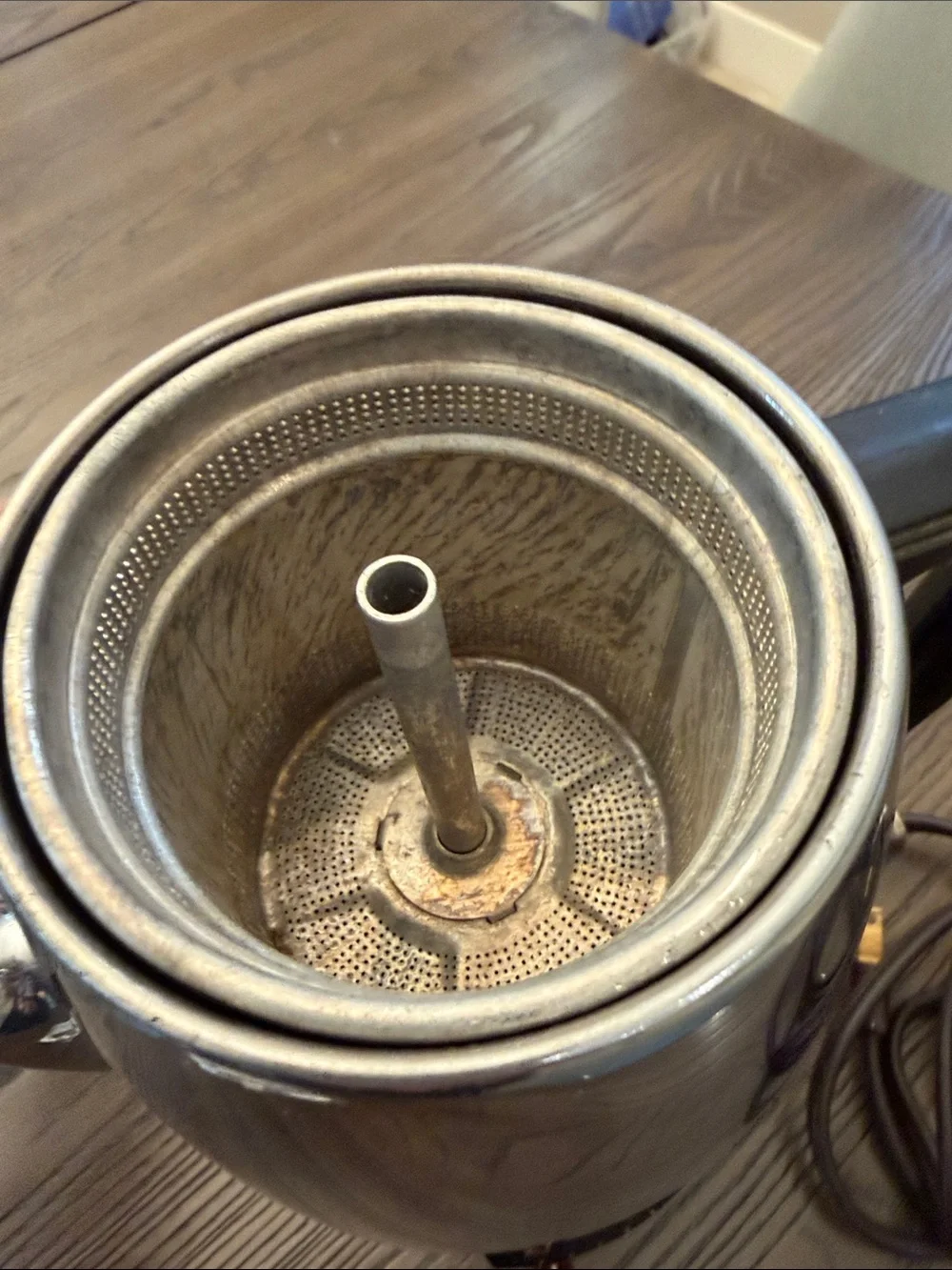 Electric Coffeematic by Universal Coffee Percolator in Polished Silver